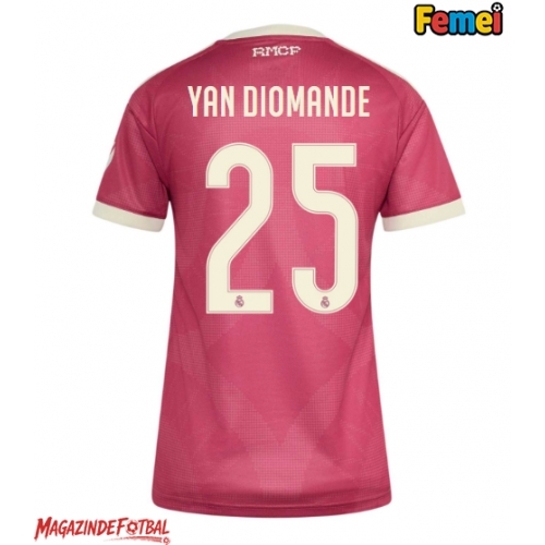 Real Madrid Yan Diomande #25 Tricou Fotbal Replică 2026-27 Femei Treilea Real Madrid Yan Diomande #25 Tricou Fotbal Replică 2026-27 Femei Treilea
